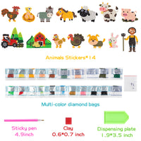 5d Diamond Painting Set For Children Diamond Dots Kits Painting By Numbers Diamond  Painting Puzzles Stickers For Notebook, Cup, Phone (diamond Sticker