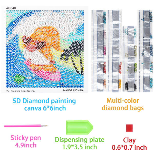 Crystal Kids Diamond Painting with Frame