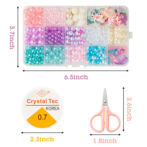  OSNIE Summer Fruit DIY Bead Jewelry Making Kit for