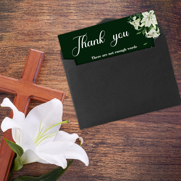 thank you card wording for funeral