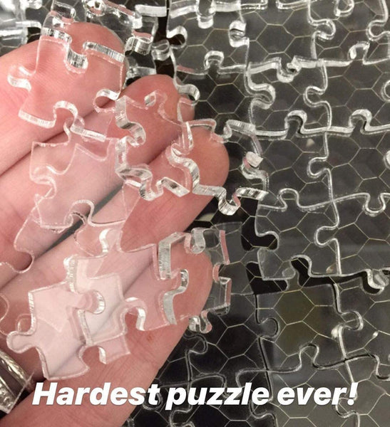 Clear Jigsaw Puzzle Impossible Puzzle Clear Acrylic Adult Puzzle -  UK